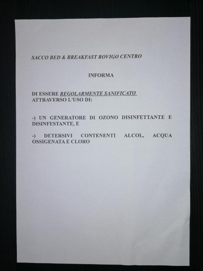 Sacco Bed&Breakfast Rovigo Dış mekan fotoğraf